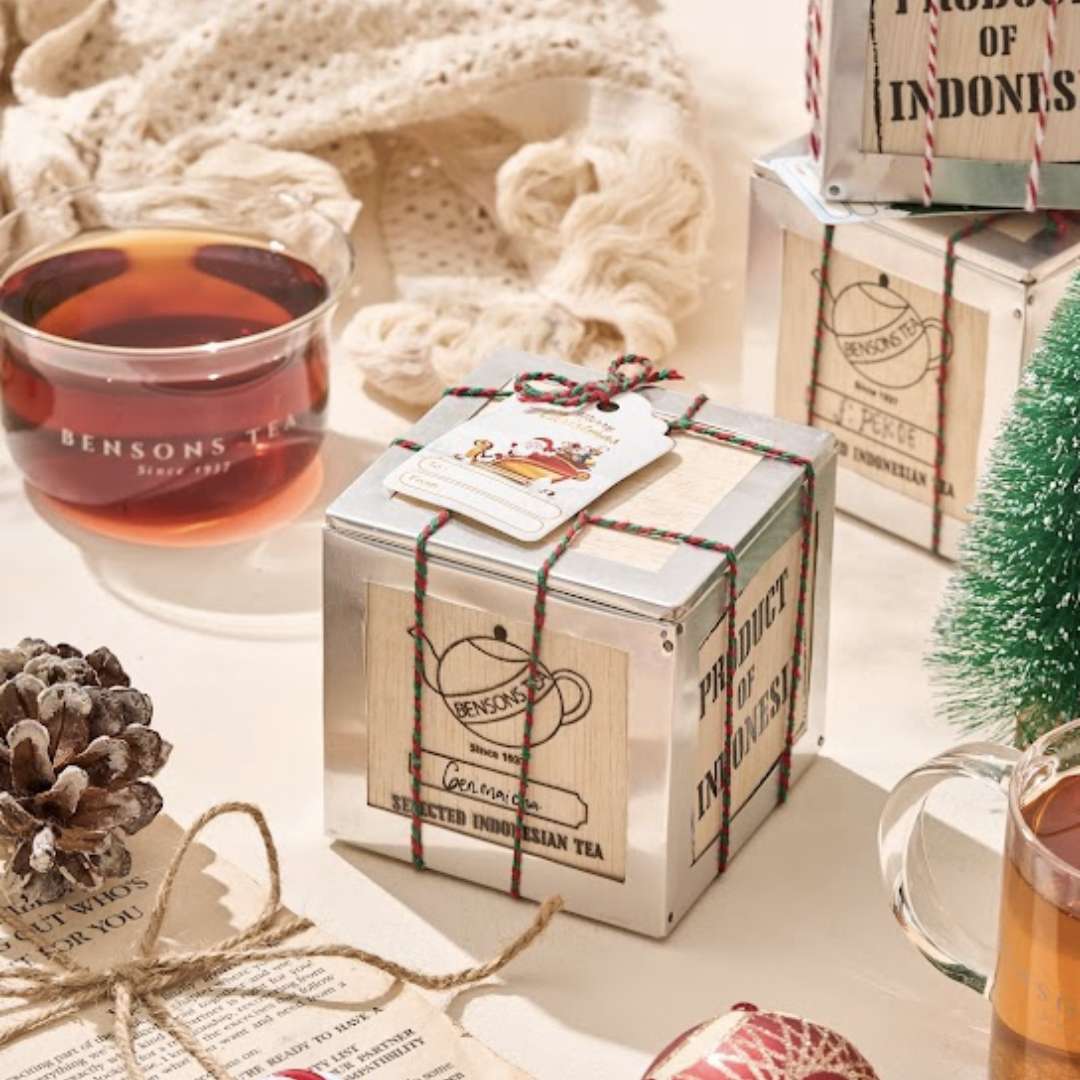 Bensons Timeless Mini Tea Chest - Premium Tea - 100gr (Christmas Edition)